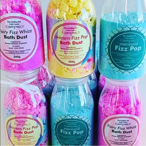 Fairy Fizz Whizz Bath Dust - Magic Bath Fizzy - Bath Bombs