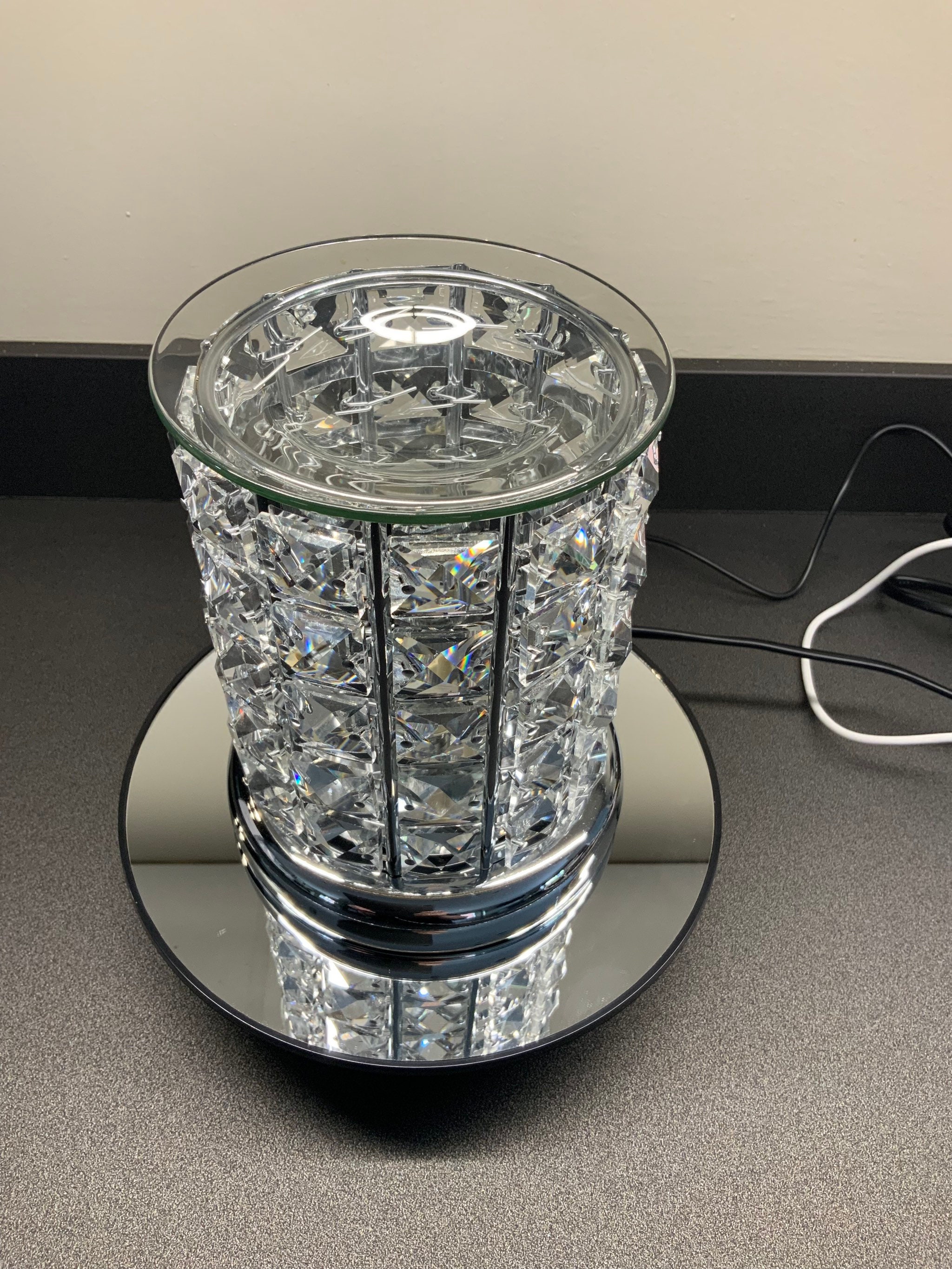 Crystal Wax Burner Touch Lamp Electric Wax Melt Burner Wax Etsy Australia