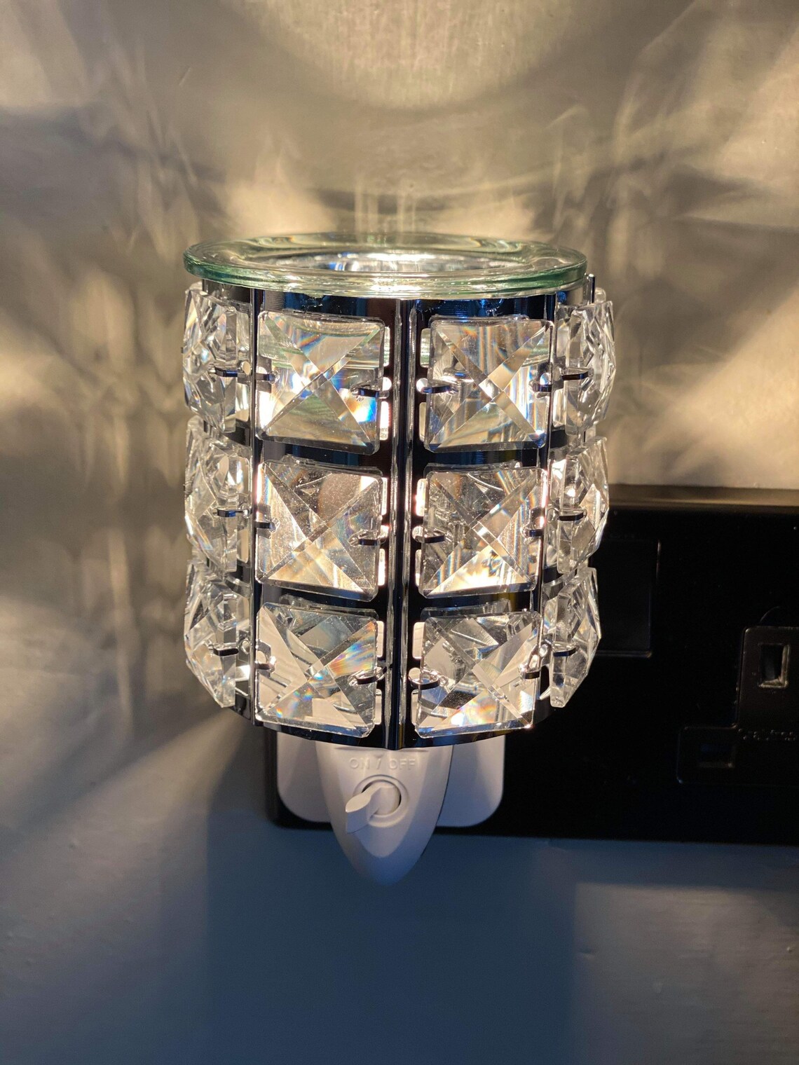 Crystal Plug In Wax Warmer Etsy