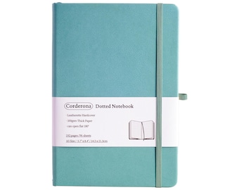 Candy Solid Color Bullet Dotted Journal A5 Elastic Band Hardcover Dot Grid Notebook