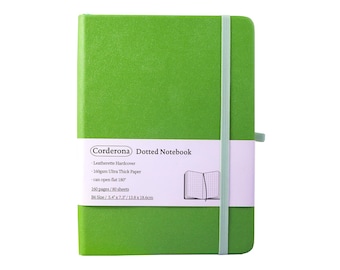 Candy Solid Color Bullet Dotted Journal A5 Elastic Band Hardcover Dot Grid Notebook