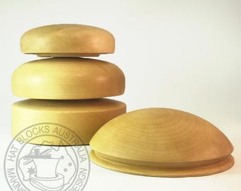 Handmade Saucer Hat Block Mounting Set, Millinery Hat Making