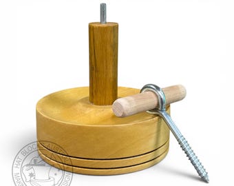 Hat block stand, fascinator stand and corkscrew tool