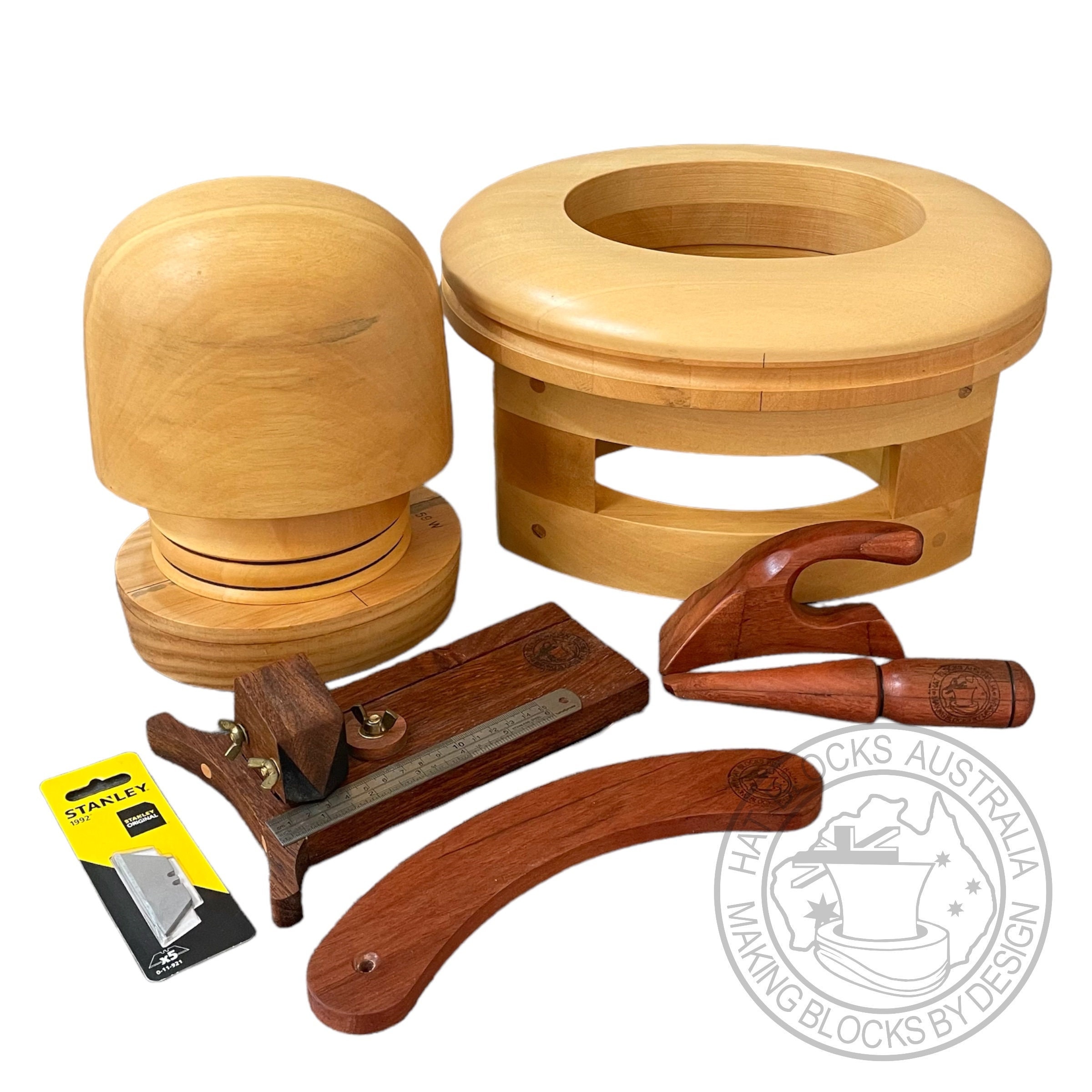 Hat Making Beginners Kit With Pouncing Machine Base Option by Hat Blocks Australia Etsy
