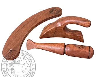 Hat Making Tool Set:  Foot Tolliker, Pusher downer, Puller downer
