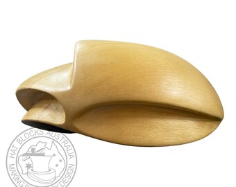 Handmade 'Winter Beret A' Hat Block: Vintage Millinery Mould