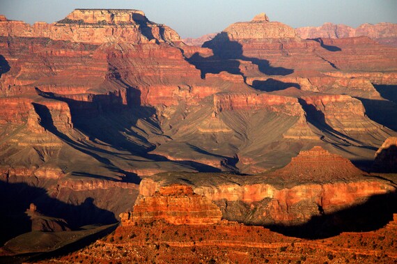 Grand Canyon National Park Yavapai Point Coucher De Soleil Toile Tendue Sur Châssis 24h W X 16