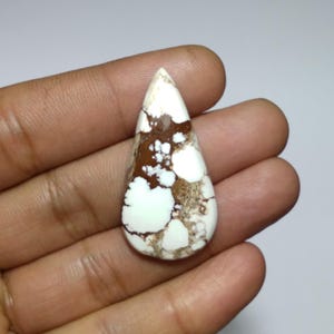 Wild Horse Cabochon, Wild Horse Pear Shape Cabochon,Wild Horse Turquoise Cab, Top Quality Wild Horse, Wild Horse Cab For Wire Wrapping,42 MM