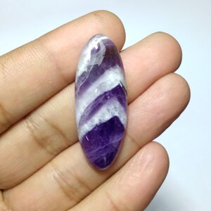 Dream Amethyst cabochon, patroon amethist ovale cabochon, amethist cabine, topkwaliteit amethist cabine, amethist cabine voor draadwikkeling, 42 mm