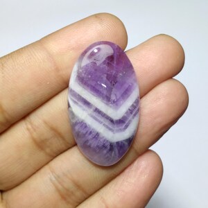 Dream Amethyst cabochon, patroon amethist ovale cabochon, amethist cabine, topkwaliteit amethist cabine, amethist cabine voor draadwikkeling, 39 mm