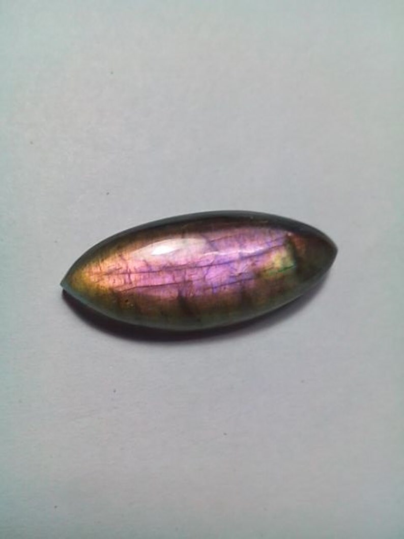 Labradorite Marquis Shape Cabochon image 1