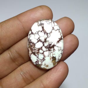 Wild Horse Cabochon, Wild Horse Oval Shape Cabochon,Wild Horse Turquoise Cab, Top Quality Wild Horse, Wild Horse Cab For Wire Wrapping,38 MM