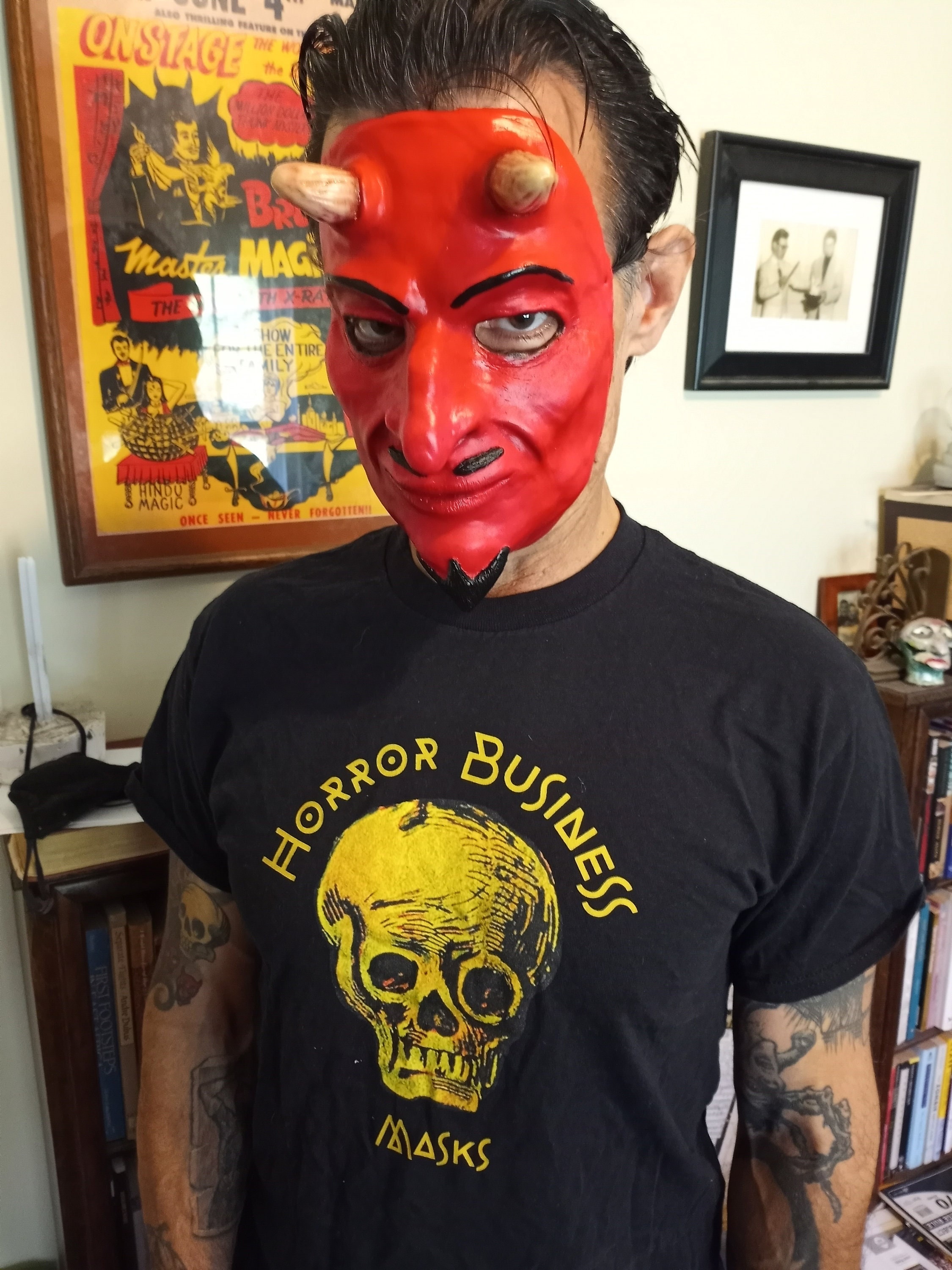 Classic Devil Mask - Etsy