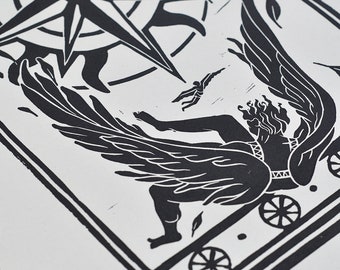 Icarus Lino Cut