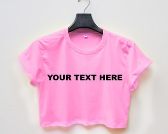 crop top personalised