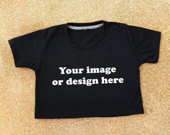 Custom Image Crop Top: Design Your Own Shirt