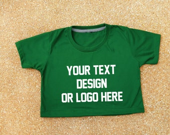 Op maat gemaakt crop-top-T-shirt: ontwerp je eigen T-shirt
