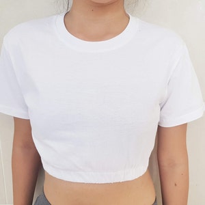 blank crop tops