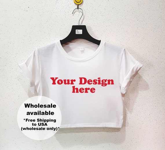 etsy custom crop top
