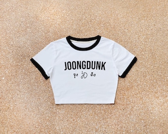 Joongdunk Ringer Crop Top – Thai Boy Love Shirt