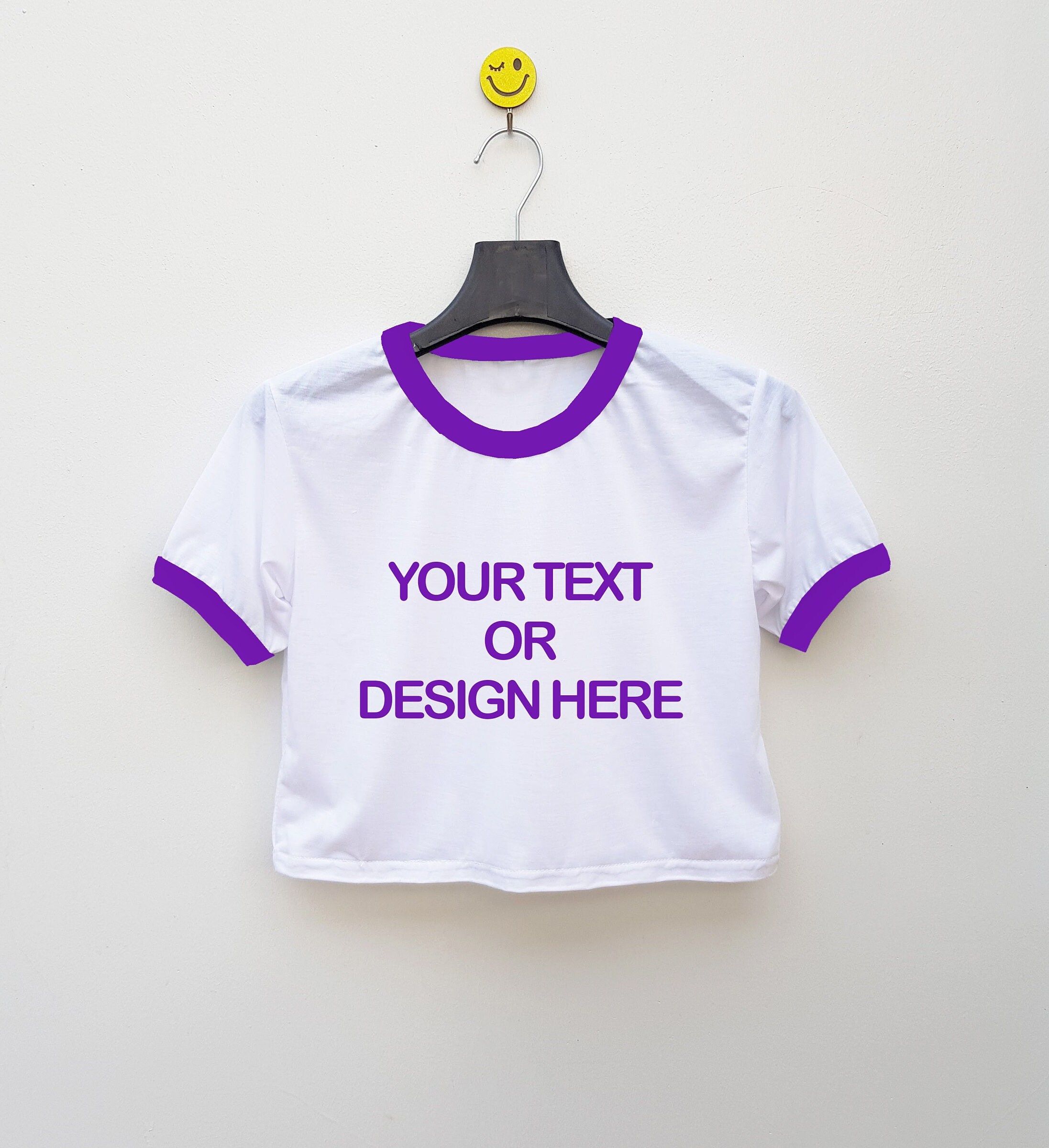 Purple Ringer Shirt - Etsy Canada