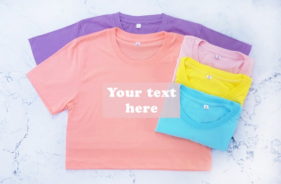 etsy custom crop top