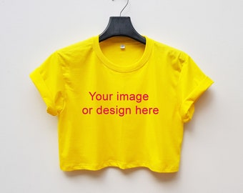 Crop-top met aangepaste afbeelding: ontwerp je eigen shirt