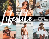 5 LIFESTYLE presets, summer presets, sunny presets, warm airy presets, California presets