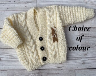 mustard baby sweater