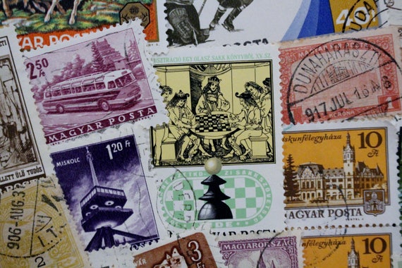 Hongrie Collection de timbres-poste // Lot de timbres postaux mixtes  d'occasion hongrois // Philatélie // Pour les collectionneurs // Fournitures  d'artisanat // Ephemera -  France