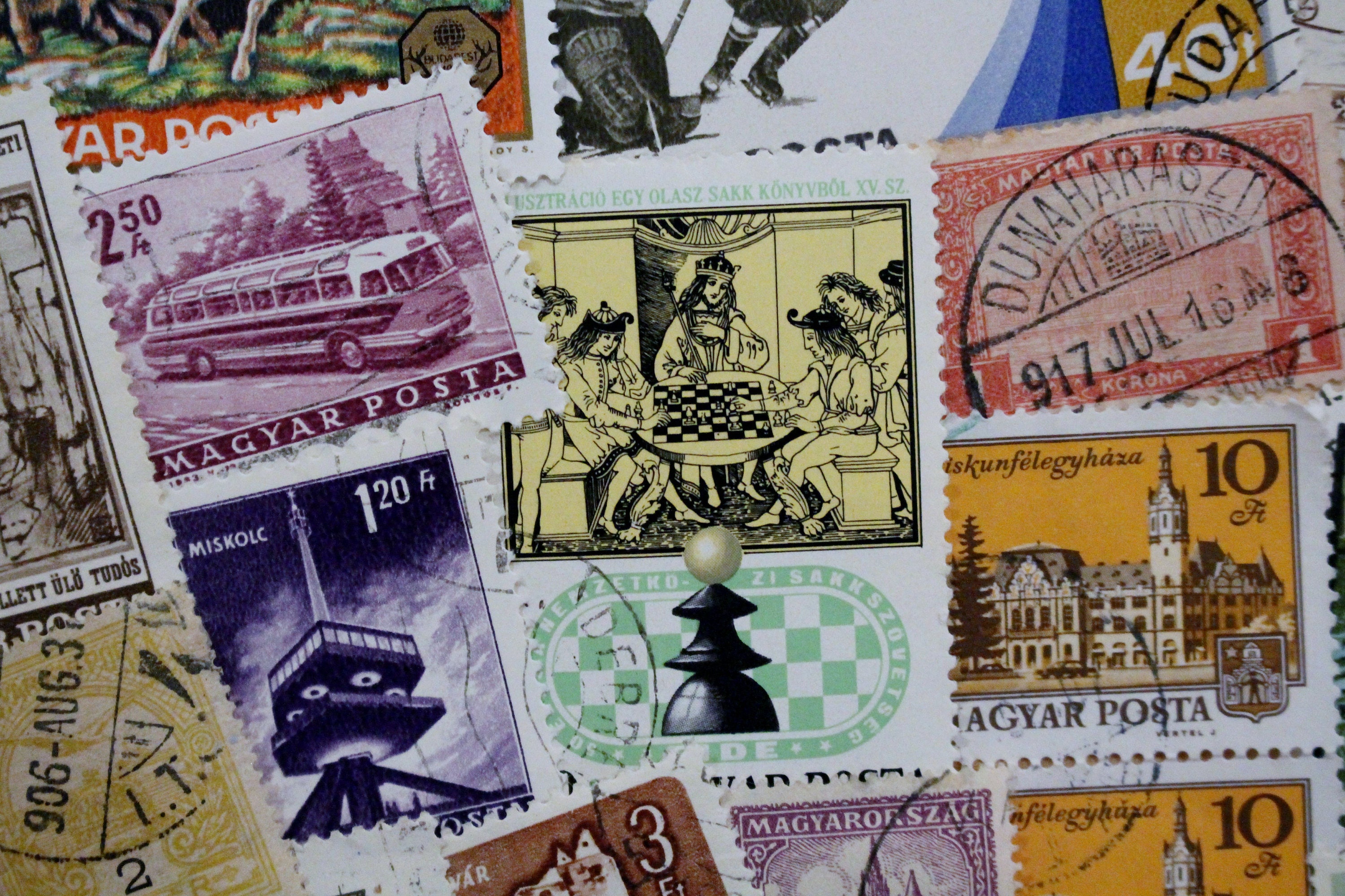 Hungary Used Postage Stamp Collection // Hungarian Vintage & | Etsy