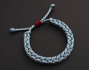 Custom Woven drawstring bracelet, sliding knot friendship bracelet, womens bracelet, Cute Bracelet, Stylish Gift for Friend, Minimalistic