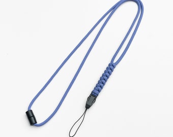Cordón de cuello de paracord personalizado con nudo de serpiente, lazo de desmontaje rápido, PGUK, cierre de seguridad, porta credencial, regalo para estudiantes/empleados