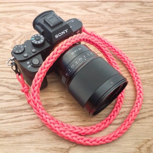 Paracord Camera Neck Strap, Rope Camera Strap, Boyfriend Gift, Hand Woven, 77 Colors, DSLR Cameras, 1m Long, Camera Body Strap, PGUK Brand