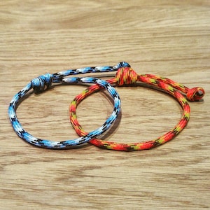 Hitch knot shop bracelet