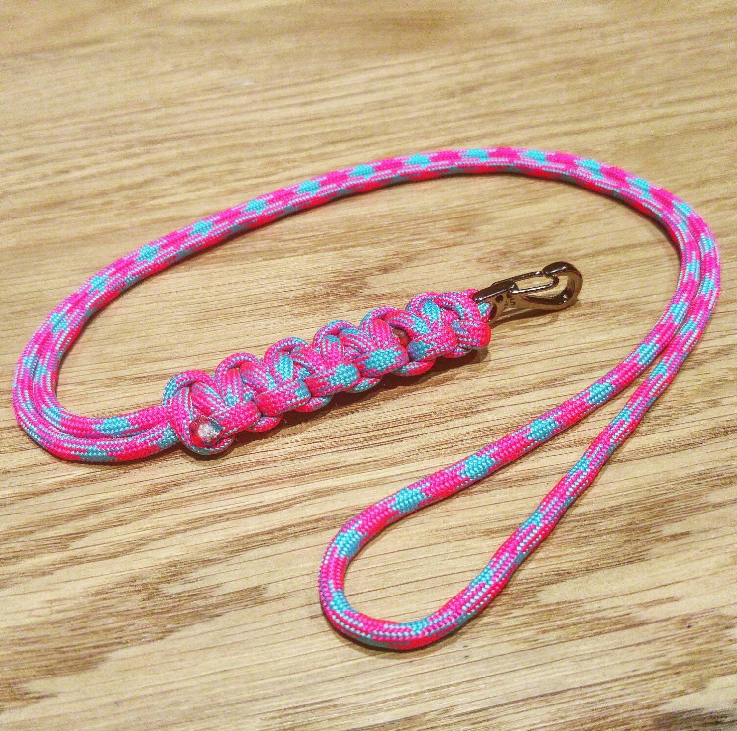 Paracord ID Lanyard Cobra Weave ParaGearUK Metal Carabiner Etsy