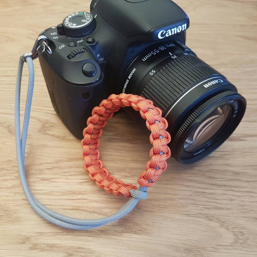 Paracord Camera Strap PGUK Metal Carabiner Wrist Strap 113 Colours