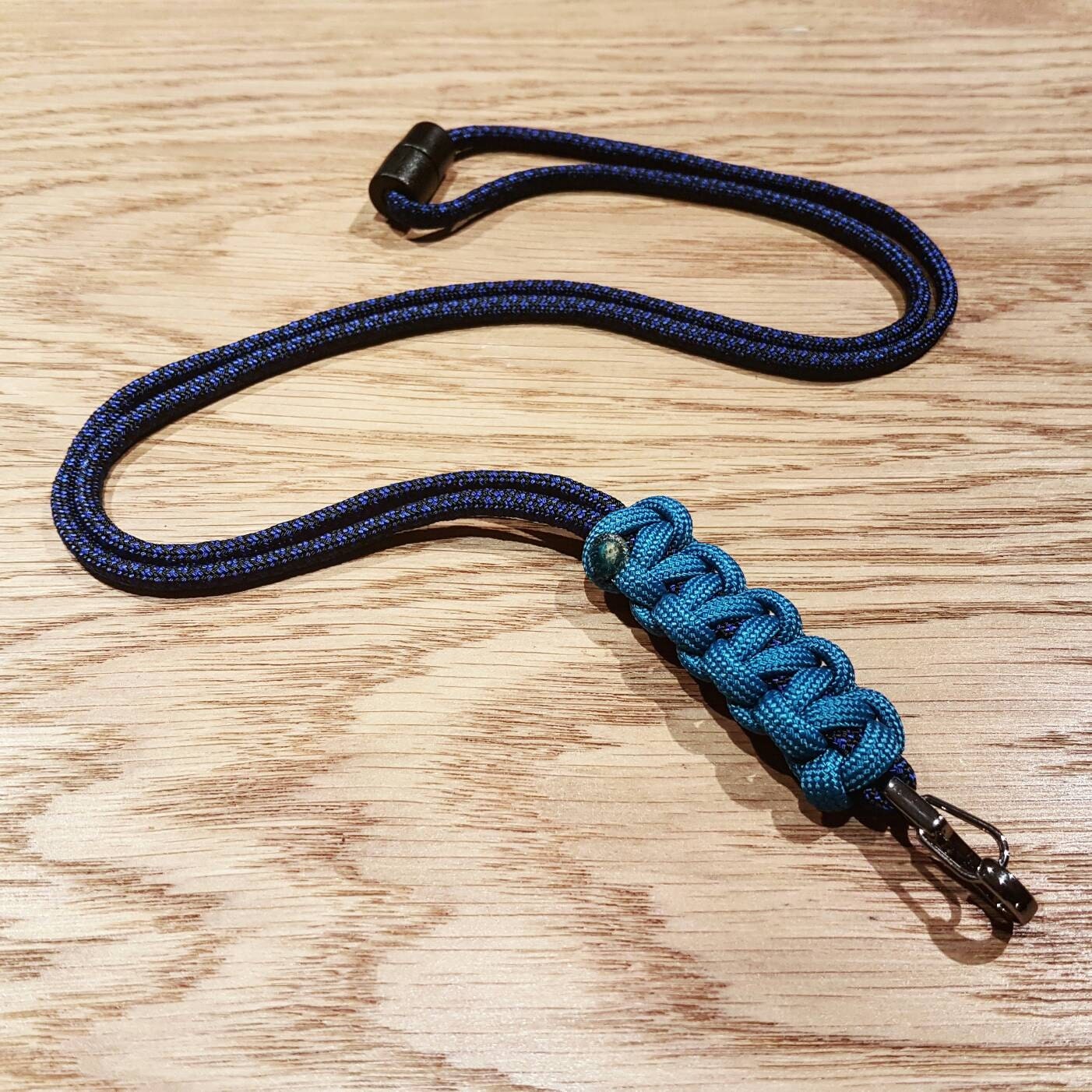 Paracord Lanyard Cobra Weave PGUK Metal Carabiner Etsy