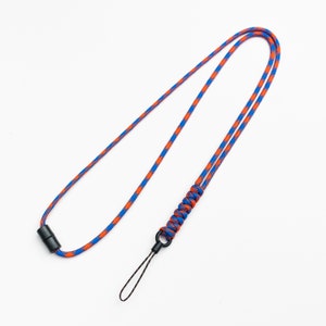 Nodo serpente con cordino per collo ID paracord personalizzato, attacco ad anello in corda, PGUK, chiusura staccabile, porta badge identificativo, regali sfusi per studenti/dipendenti