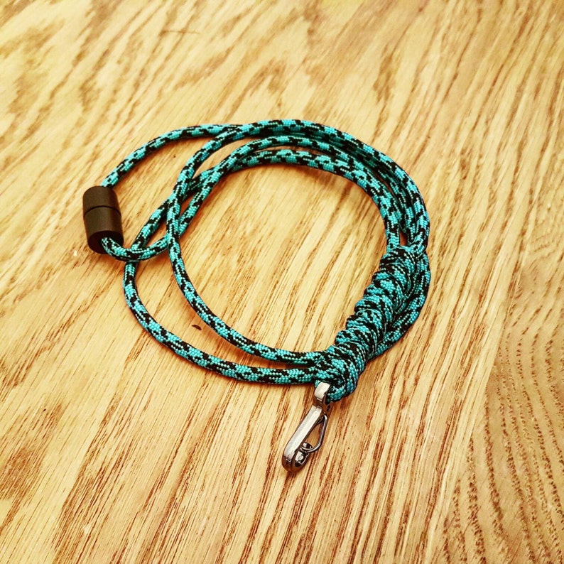 Custom Paracord Lanyard Snake Knot PGUK Metal Carabiner Etsy