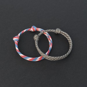 ZENGSING Paracord Armband Mit Buchstaben - Verstellbares Surf-Armband Aus Nylon