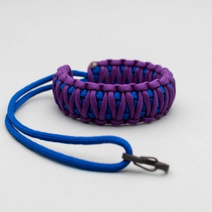 Camera Wrist Strap, Paracord Rope Camera Strap, TWO Colour Camera Strap, King Cobra Weave, Camera Accessories, Wide Cuff, DSLR, PGUK Straps