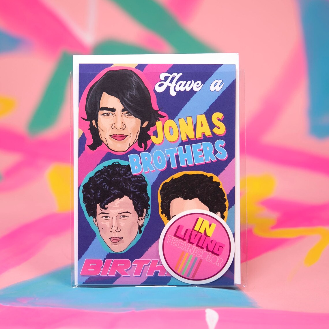 Jonas Brothers Birthday Card Jonas Brothers Greeting Card Etsy