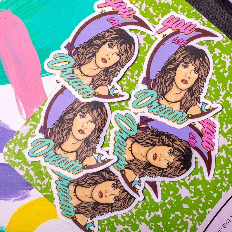 Stevie Nicks Vinyl Sticker Die Cut Sticker Art Gift Etsy