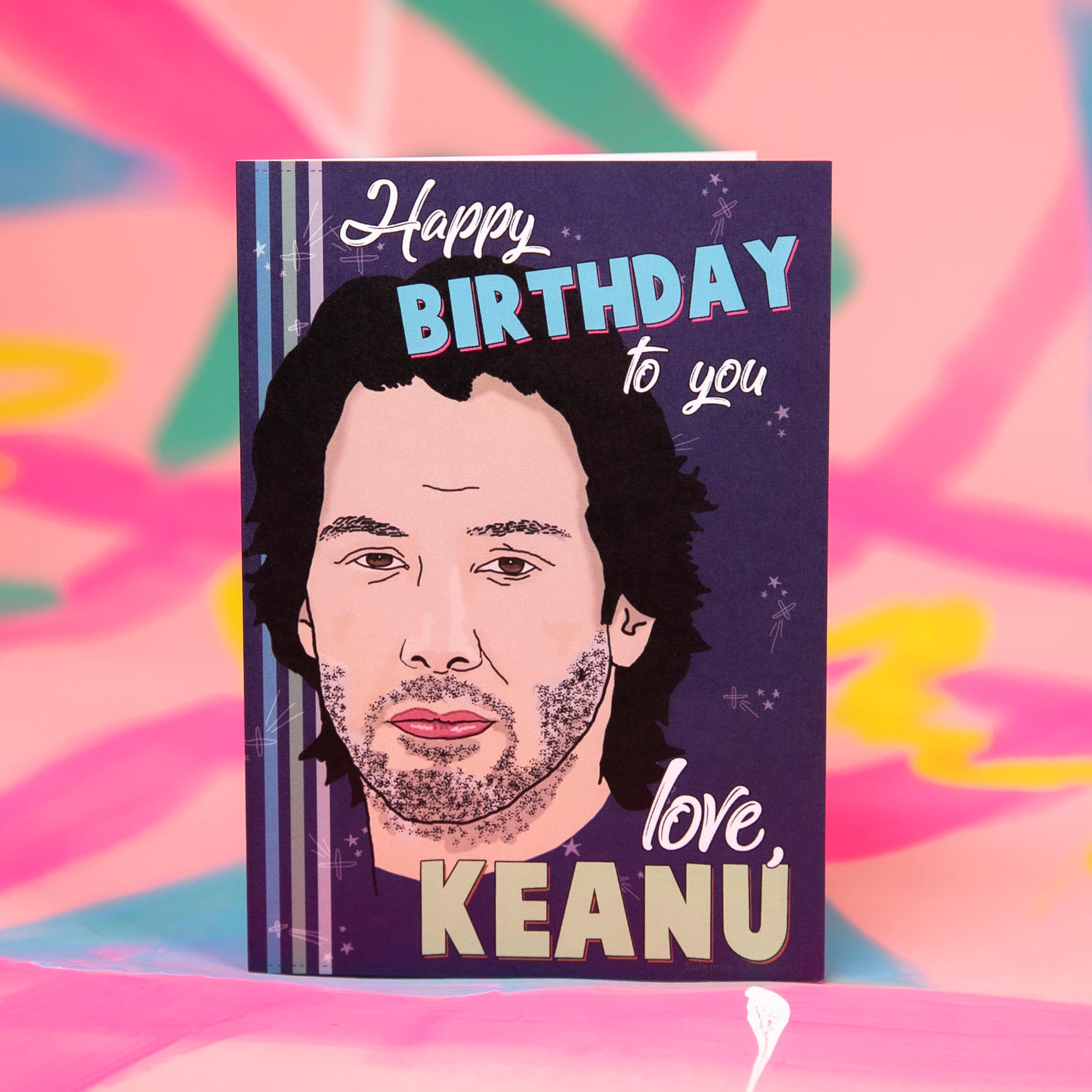 Keanu reeves fan card