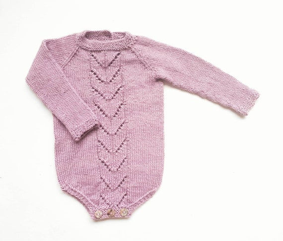 knitted bodysuit baby