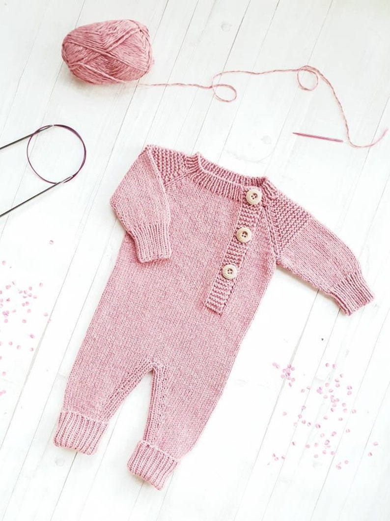 Baby romperBaby overalls linenKnit baby clothesKnit Etsy