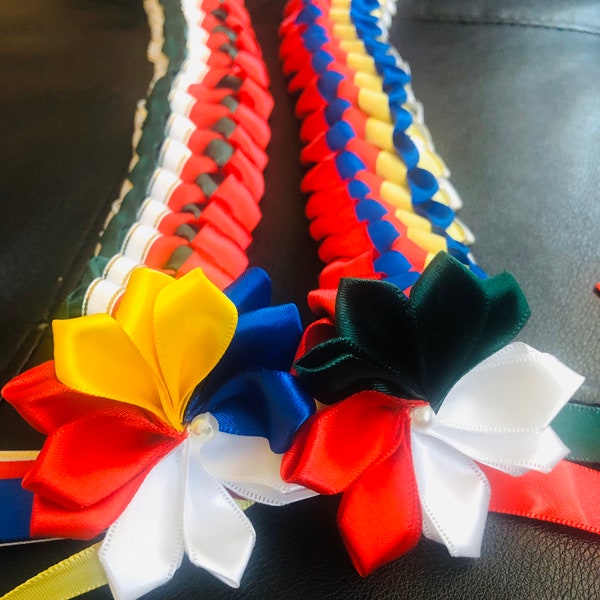 Señorita Pinay (Filipino-Mexican Female Power) Deluxe Ribbon Lei