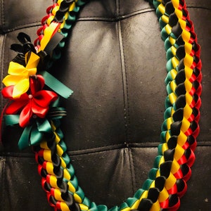 Lei de fita de luxo afro-americana “Força” de Heshima
