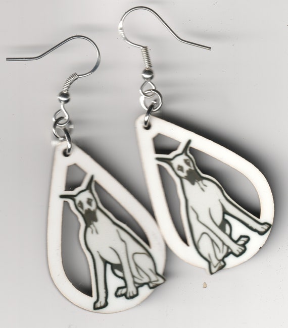 great dane earrings